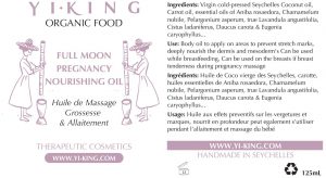 Full moon pregnancy nourishing oil